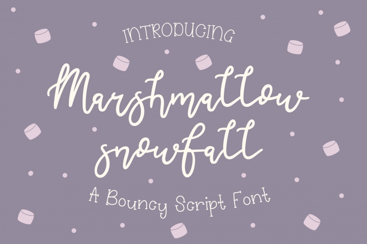 Marshmallow Snowfall Script Font Download