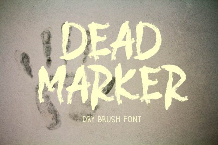 DEAD MARKER Font Download
