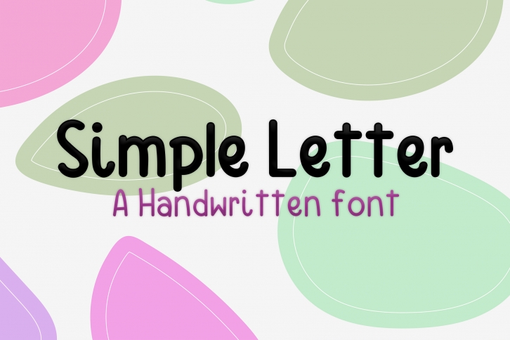 Simple Letter Font Download