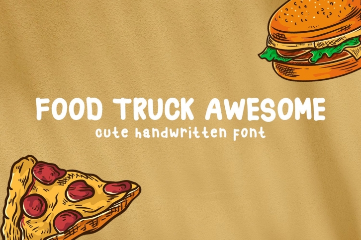 Food Truck Awesome Font Download