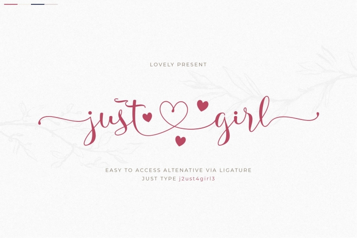 Just Girl Font Download