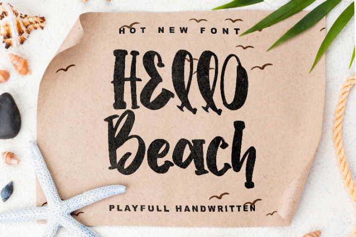 Hello Beach - Font Download