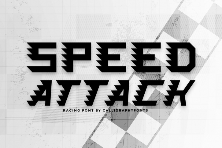 Speed Attack Font Download