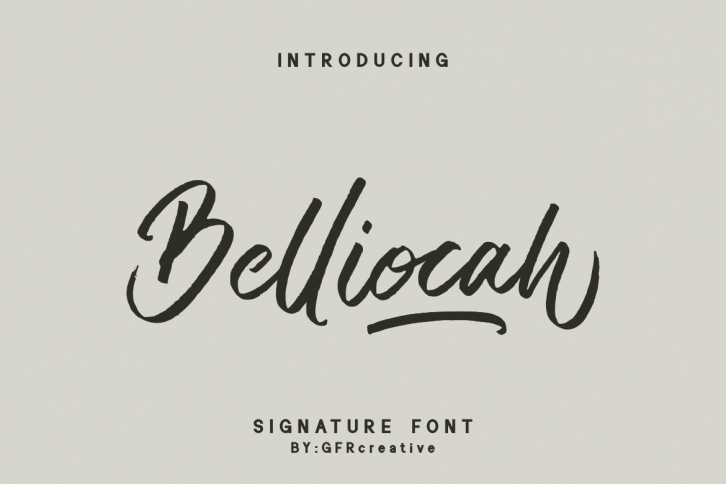 Belliocah Font Download