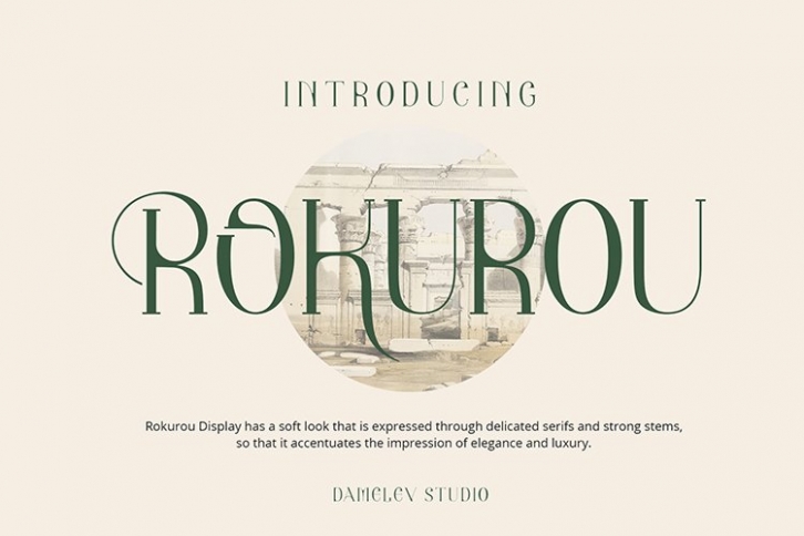 Rokurou Display Font Download