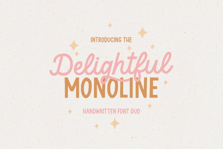 Delightful Monoline DUO Font Download
