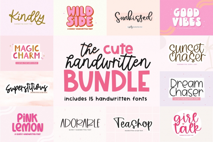 Cute Handwritten Bundle Font Download