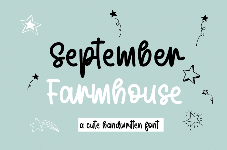 September Farmhouse Font Download