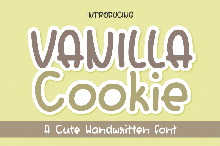 Vanilla Cookie Font Download