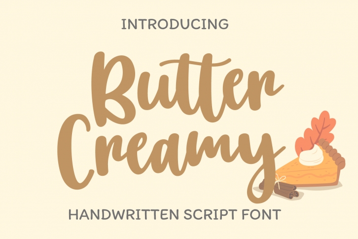 Butter Creamy Font Download