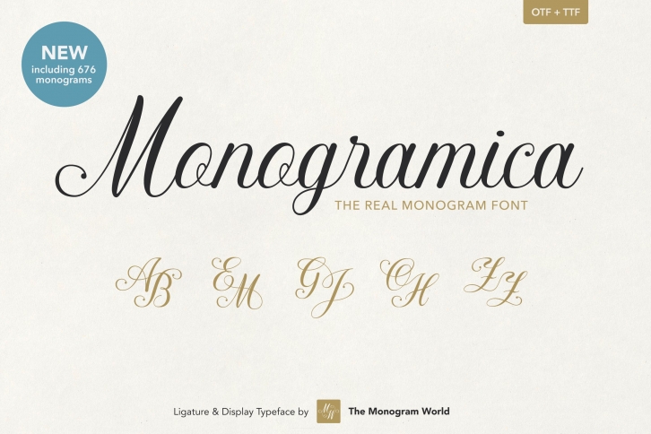 Monogramica – Unique Ligature Font Download