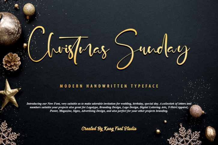 Christmas Sunday Font Download