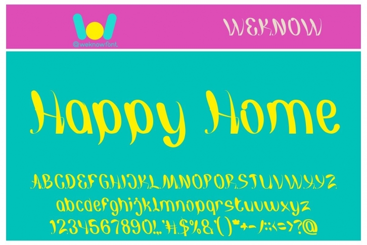 Happy Home Font Download