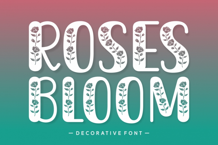 Roses Bloom Font Download