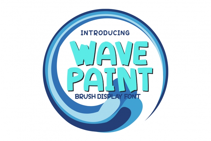 Wave Paint Font Download