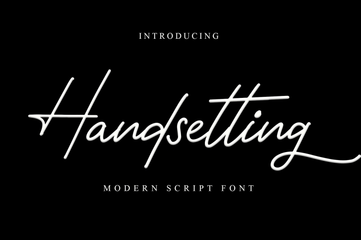 Handsetting Font Download
