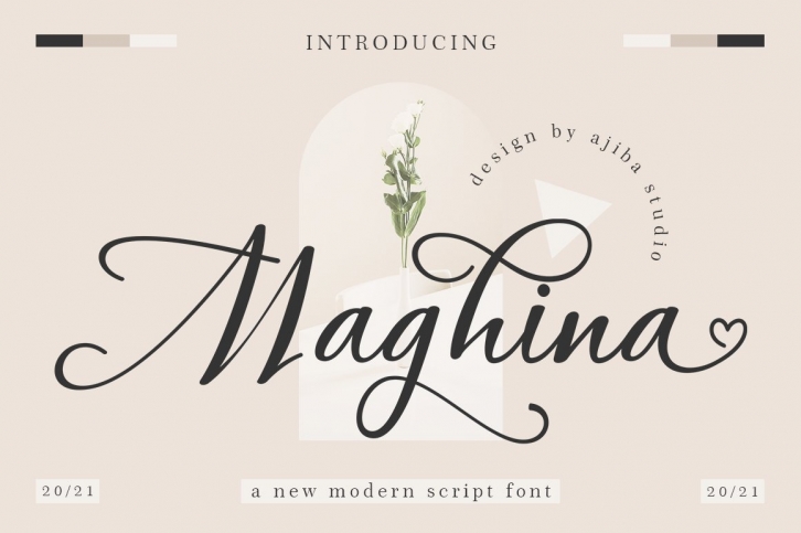 Maghina Script Font Download