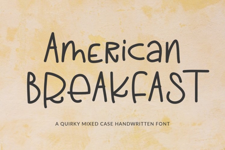 American Breakfast Font Download