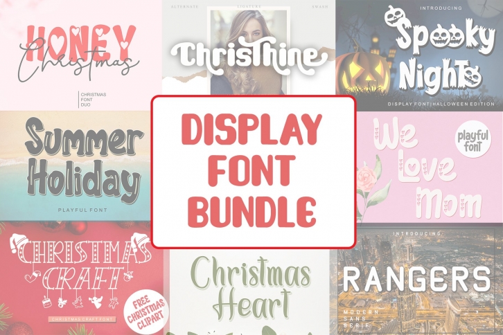 Crafty Display bundle Font Download
