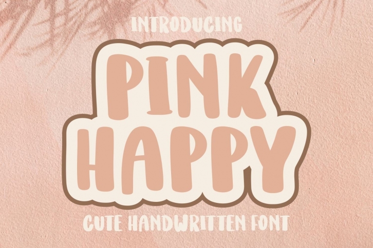 Pink Happy Font Download