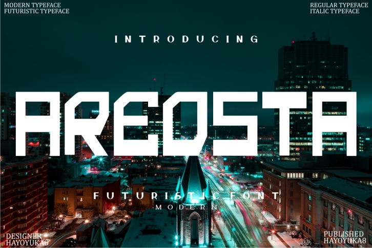 Areosta Font Download