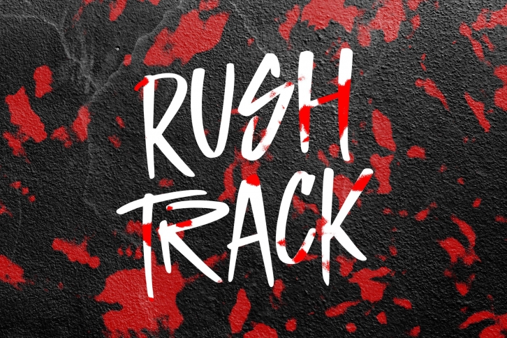 Rush Track Font Download