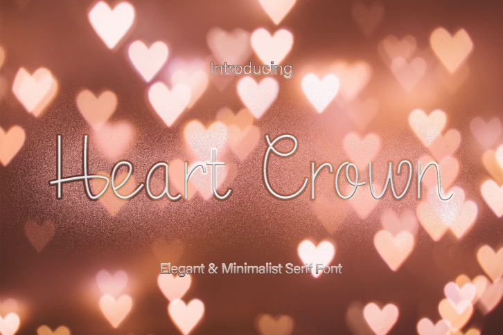 Heart Crown Font Download