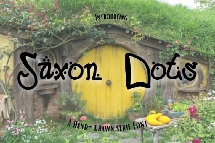 Saxon Dots Font Download