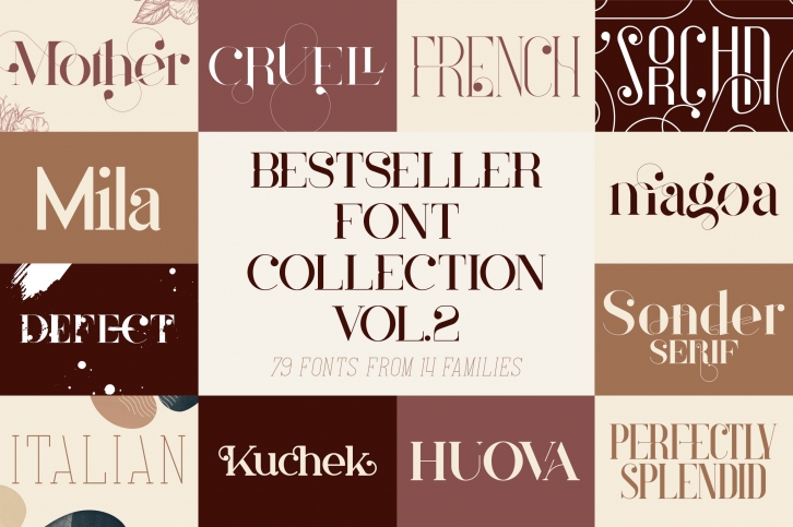 Bestseller Collection vol2 Font Download