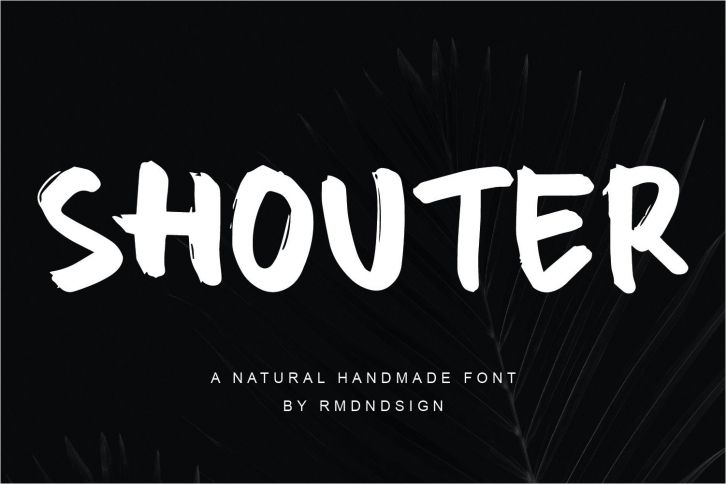 Shouter Font Download