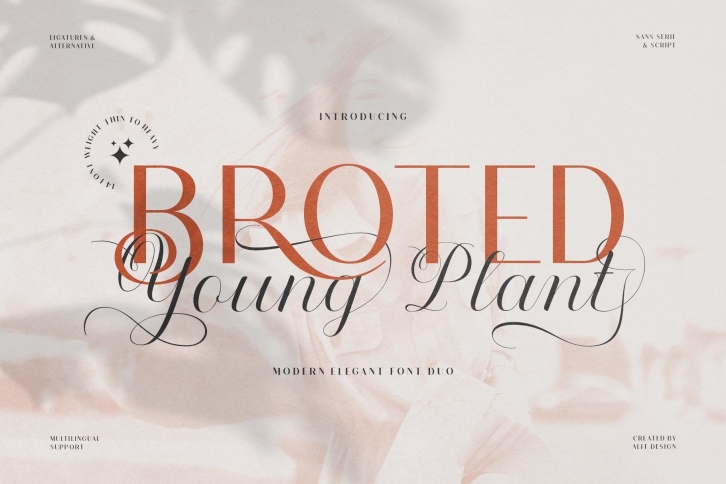 Broted Young Plant Font Download