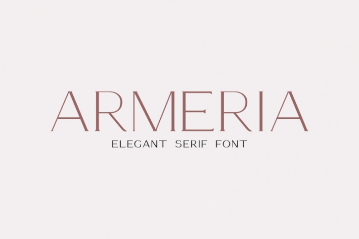 Armeria - serif font Font Download