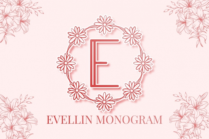 Evellin Monogram Font Download