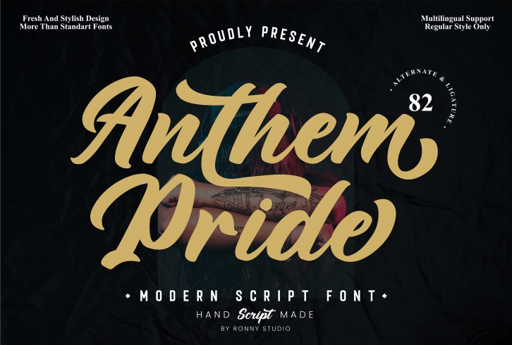 Anthem Pride Font Download