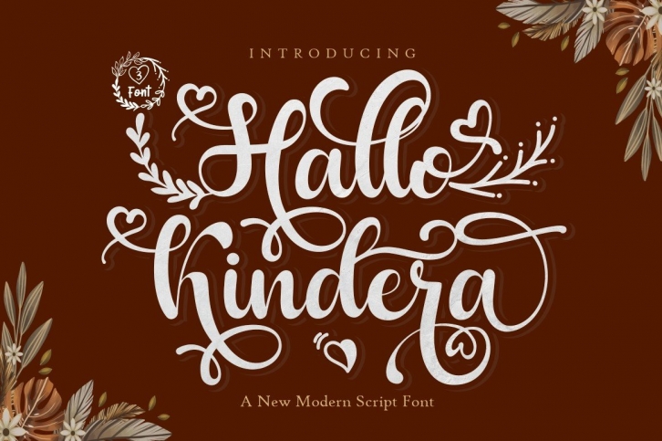 Hallo Kindera Font Download