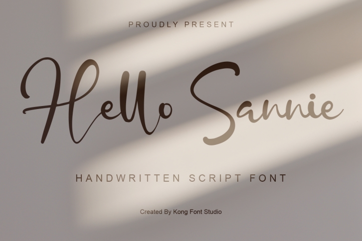 Hello Sannie Font Download