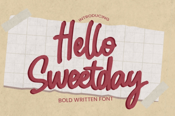 Hello Sweetday Font Download
