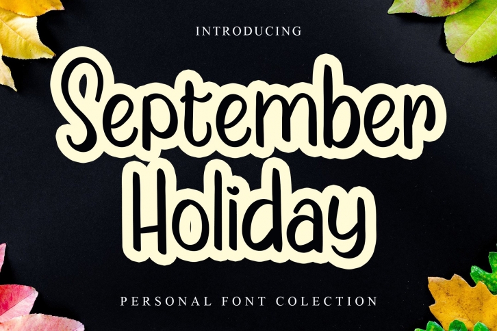 September Holiday Font Download