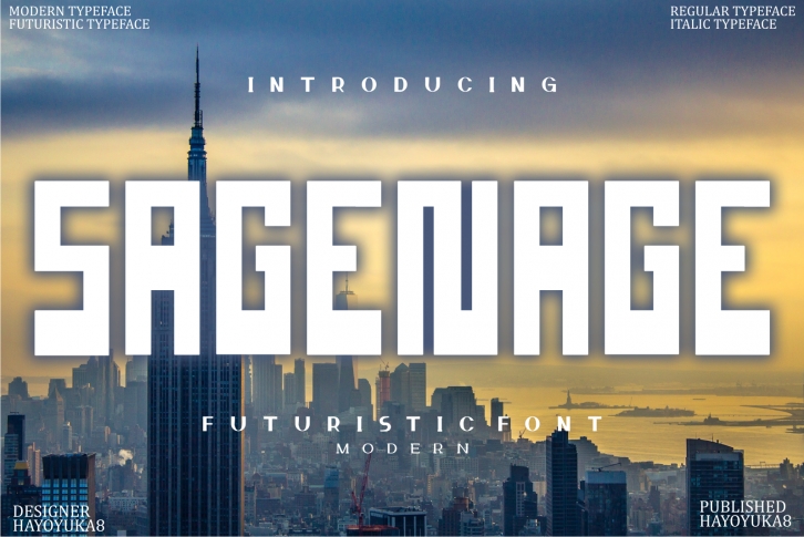 Sagenage Font Download