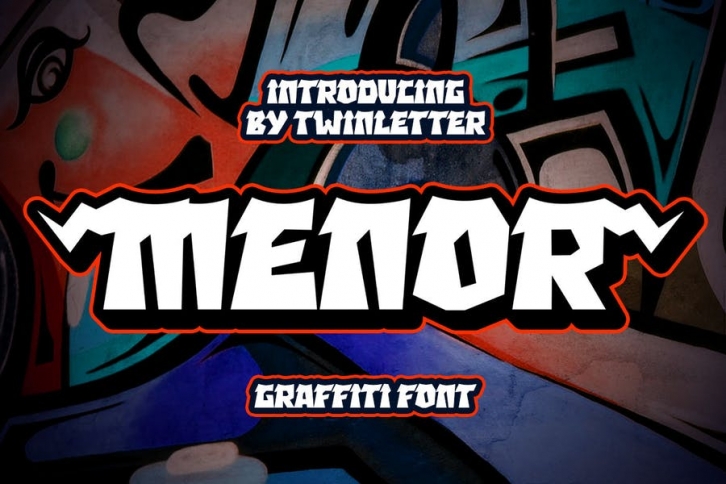 MENOR - Display Graffiti Style Font Font Download