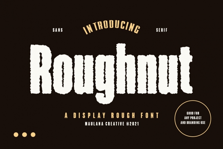 Roughnut Display Font Download