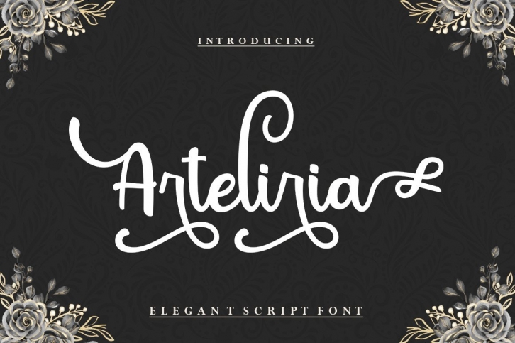 Arteliria Script Font Download