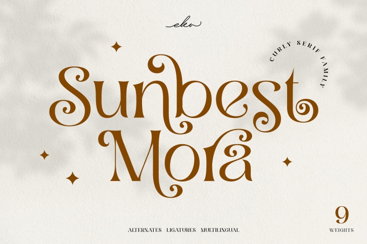 Sunbest Mora Font Download