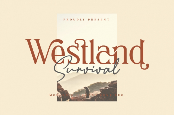 Westland Survival Font Duo Font Download