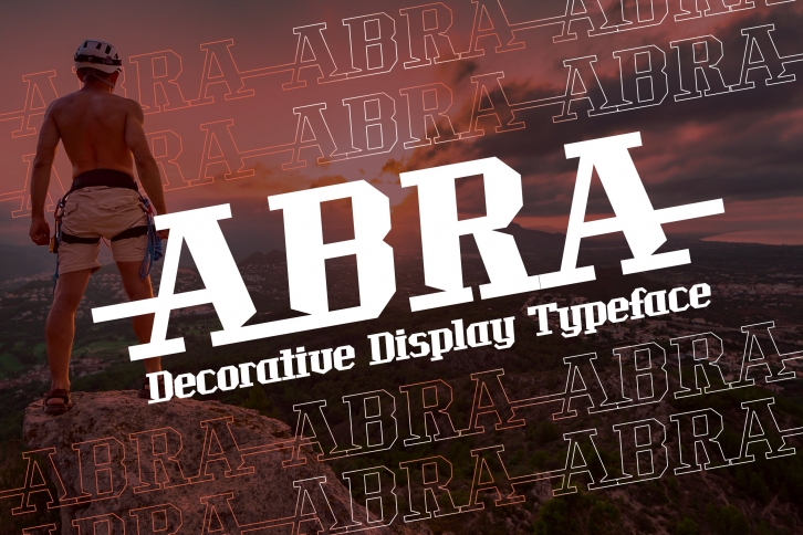ABRA decorative display Font Download