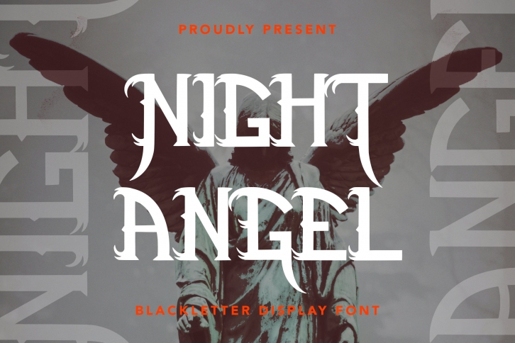 NightAngel -Blackletter Display Font Download