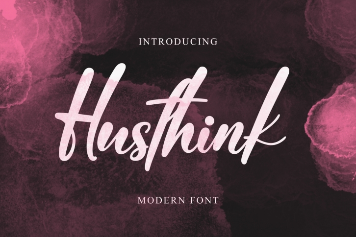 Husthink Font Download