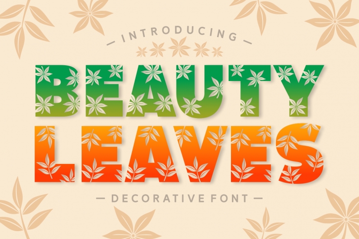 Beauty Leaves Font Download