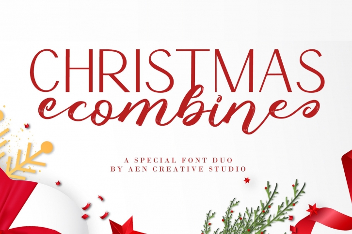 Christmas Combine Font Download
