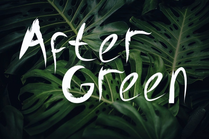 After Green Font Download